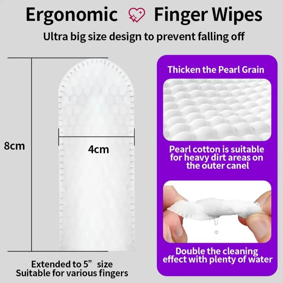 Disposable Dental Finger Wipes For Pets - ShoppingDragons