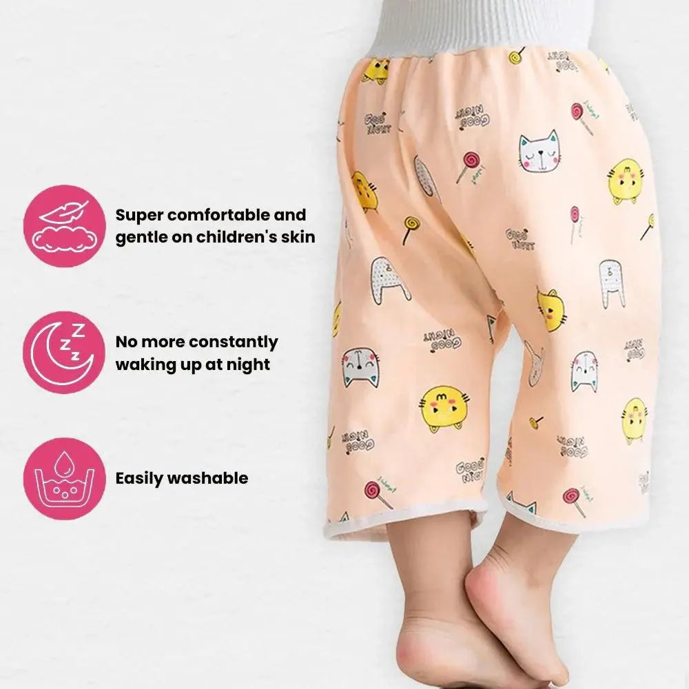 2 In 1 Baby Waterproof Leakproof Children Cloth Diapers Pant - ShoppingDragons