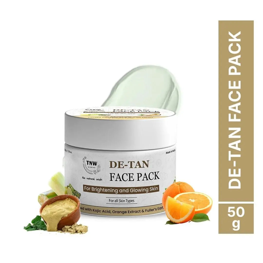 DE-Tan Face Pack for Glowing & Radiant Skin 50gm - ShoppingDragons