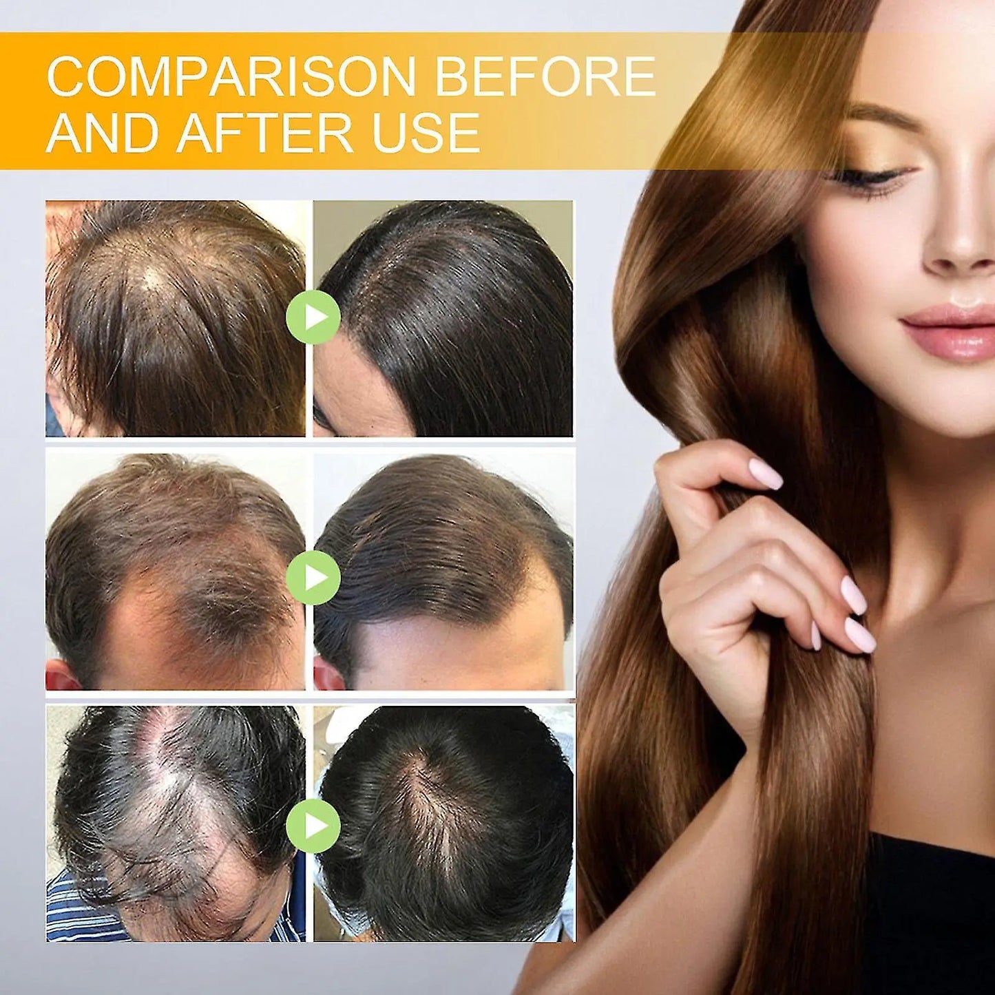 Biotin Hair Growth Spray, Hair Regrowth Spray, Biotin Hair Growth Serum, Biotin Thickening Herbal Serum, Fast Growing Hair Care Essential Oils (2PCS) - ShoppingDragons