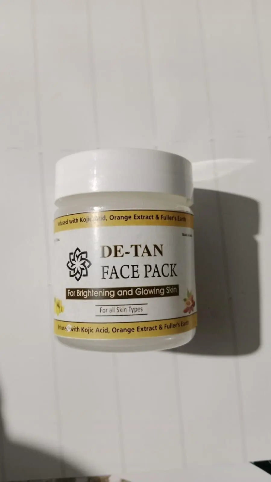 DE-Tan Face Pack for Glowing & Radiant Skin 50gm - ShoppingDragons