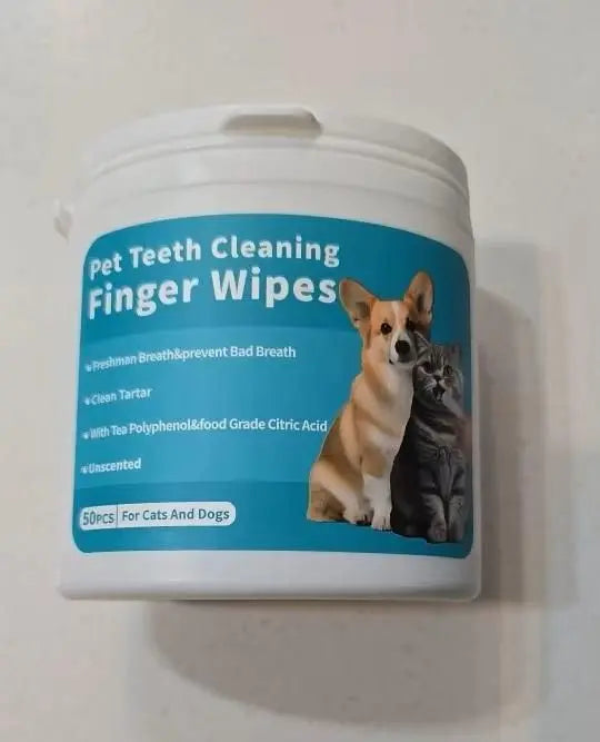 Disposable Dental Finger Wipes For Pets - ShoppingDragons