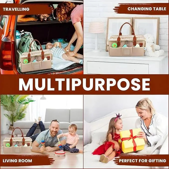 Nursery Storage Organizer-Foldable and Portable for Travelling - ShoppingDragons