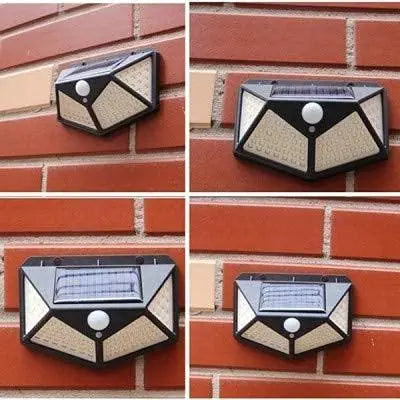 Latest Solar Lights for Garden 100 LED Motion Sensor Security Lamp for Home,Outdoors Pathways | Bright Solar Wireless Security Motion Sensor 100 Led Night Light (100 LED) - ShoppingDragons