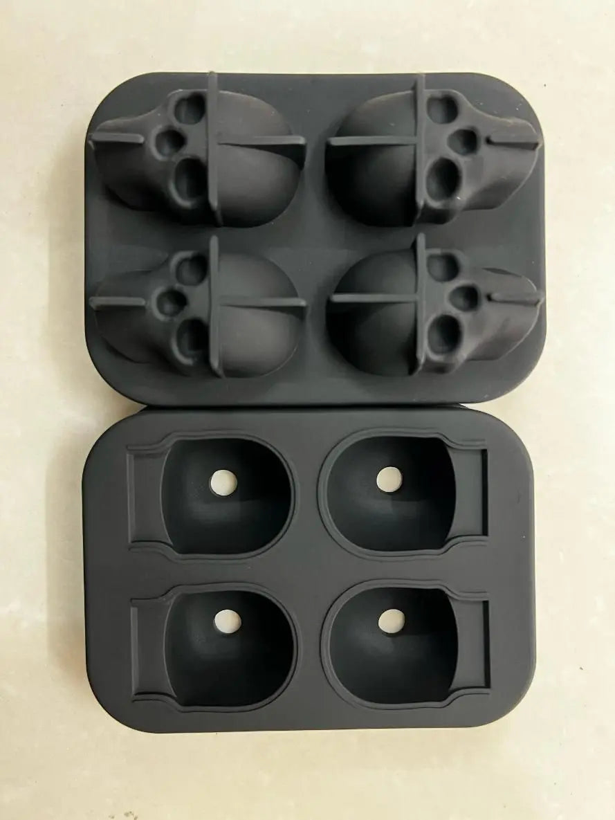 3D Skull Silicon Ice Cube Tray - ShoppingDragons