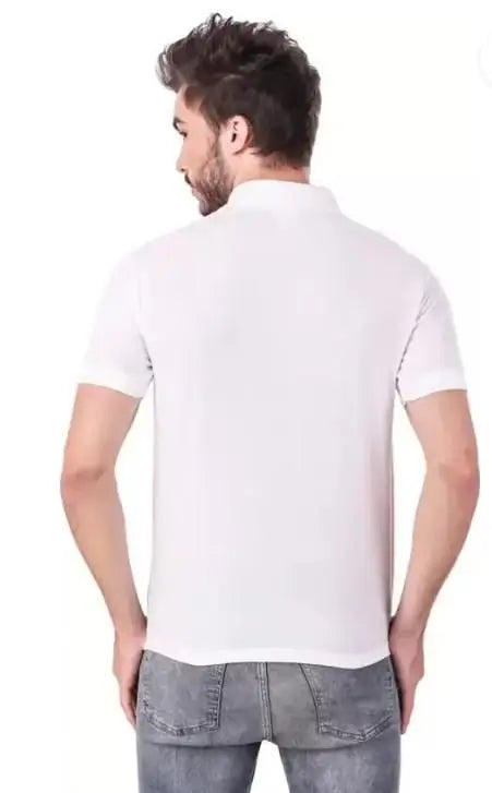 Poly Matte Solid Half Sleeves Mens Polo T-Shirt Pack Of 3 3gfndn-ee