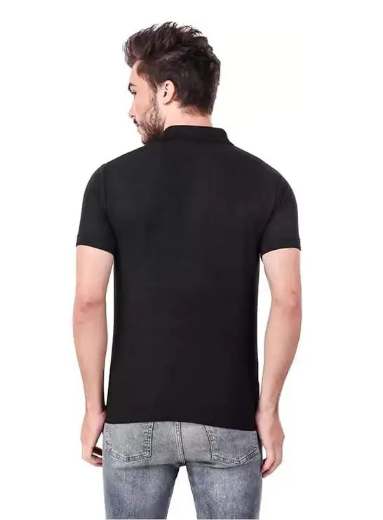 Poly Matte Solid Half Sleeves Mens Polo T-Shirt Pack Of 3 3gfndn-ee