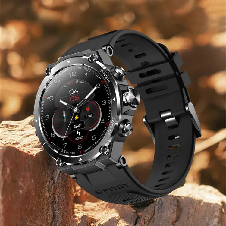 Outdoor Exercise Heart Rate Blood Oxygen Sleep Monitoring Smart Watch - ShoppingDragons