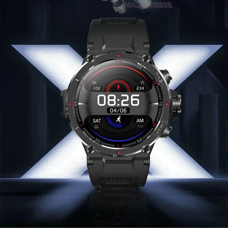 Outdoor Exercise Heart Rate Blood Oxygen Sleep Monitoring Smart Watch - ShoppingDragons