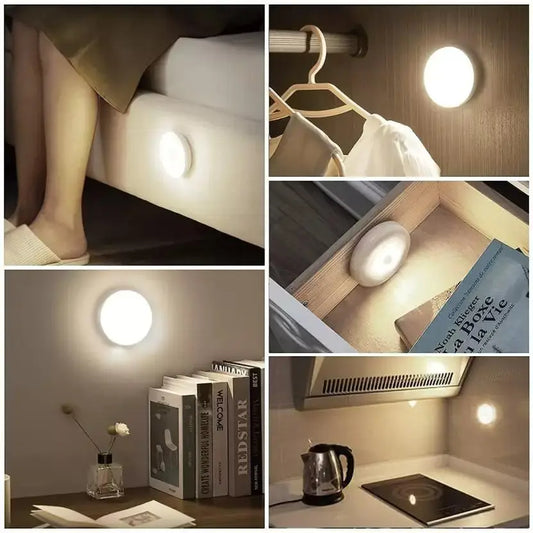 Motion Sensor Light for Home with USB Charging Wireless Self Adhesive LED Night Light 3gfndn-ee
