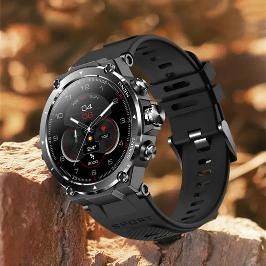 Outdoor Exercise Heart Rate Blood Oxygen Sleep Monitoring Smart Watch - ShoppingDragons